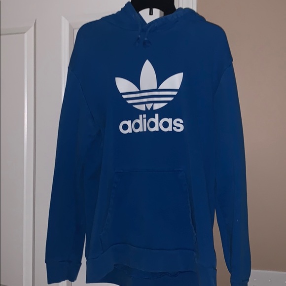 royal blue adidas hoodie